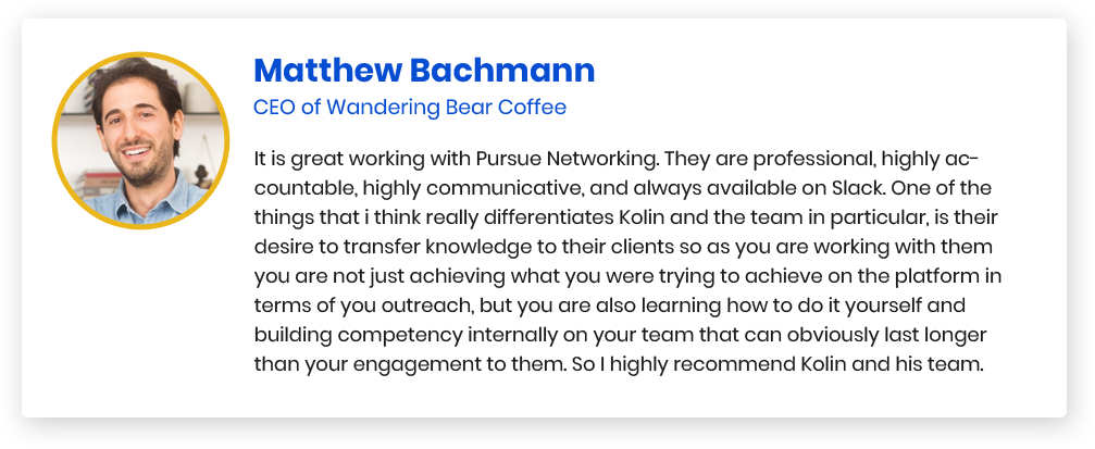 Pursue Networking